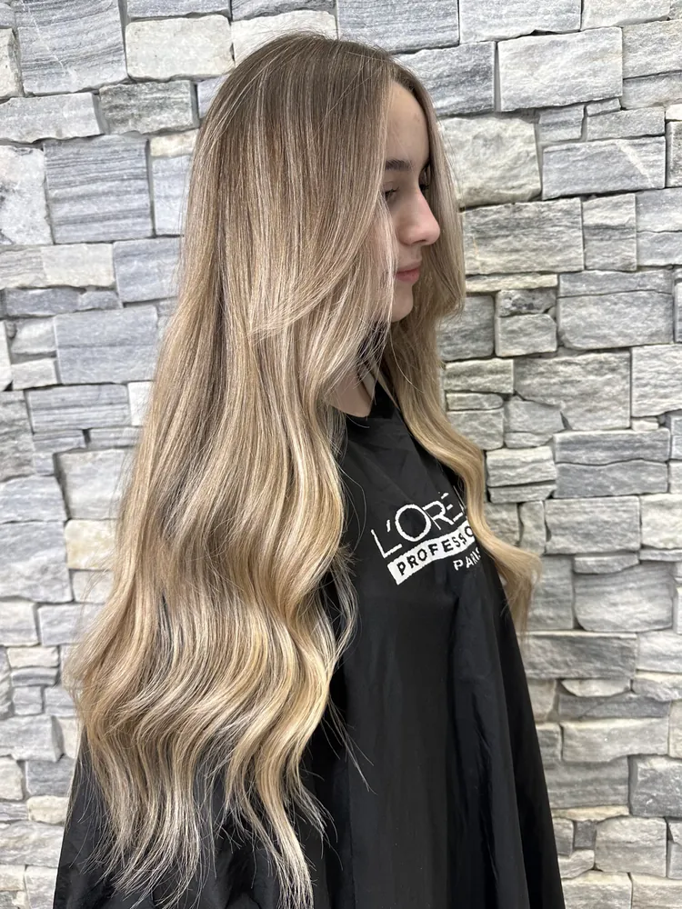 Long blonde balayage — FILTER Ladies Salon Abu Dhabi