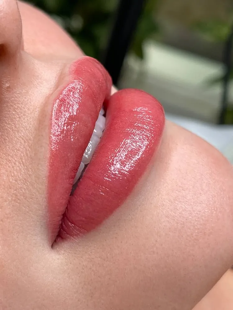 Healed lip blush result — FILTER Ladies Salon Abu Dhabi